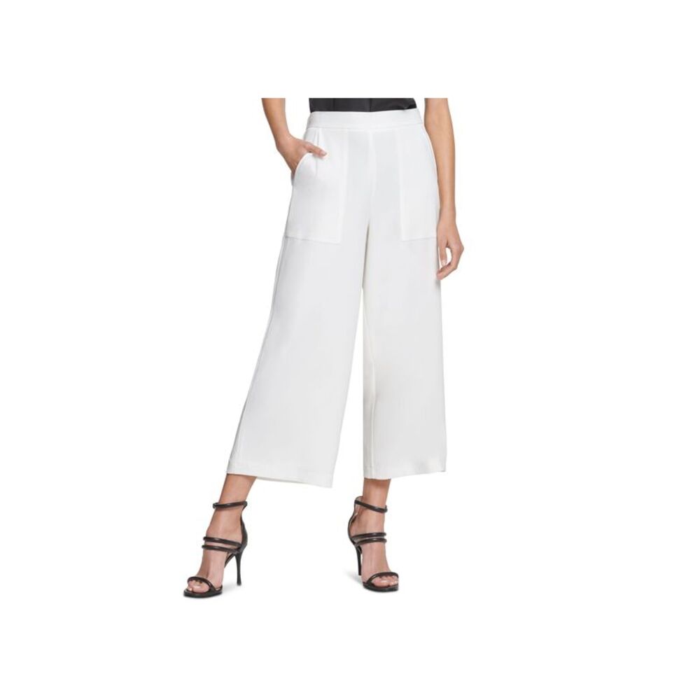 DKNY Striped Wide Leg Pants